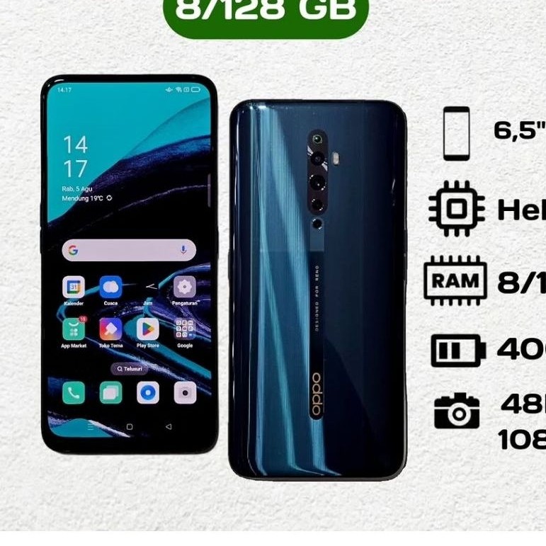 Oppo Reno 2F 8/128 GB Second