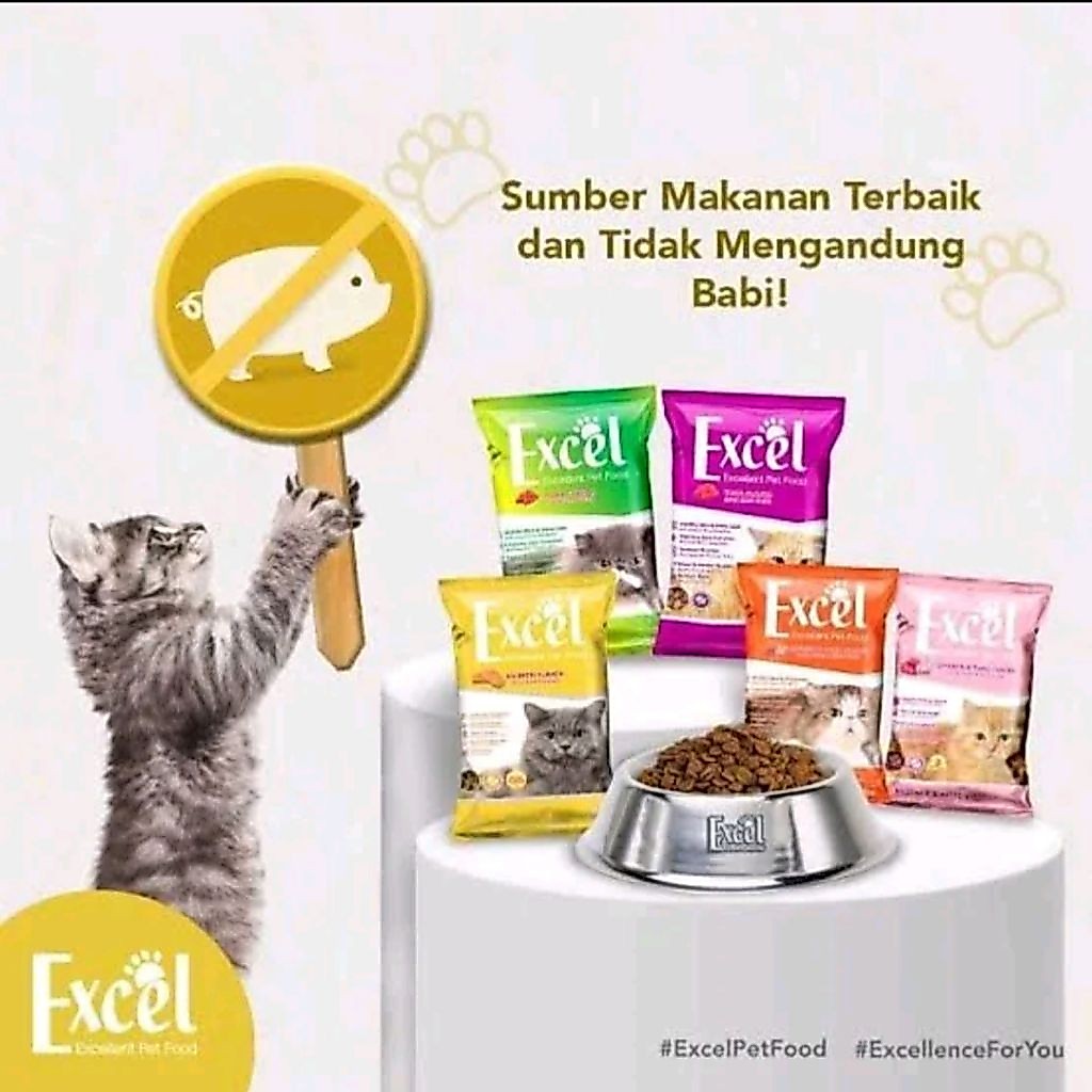 Makanan Kucing EXCEL 500gr - Makanan Kering EXCEL 500gr