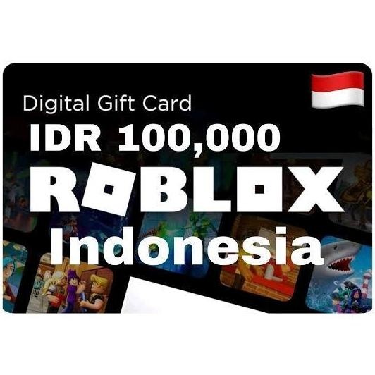 Roblox Gift Card Indonesia IDR (PHYSICAL)