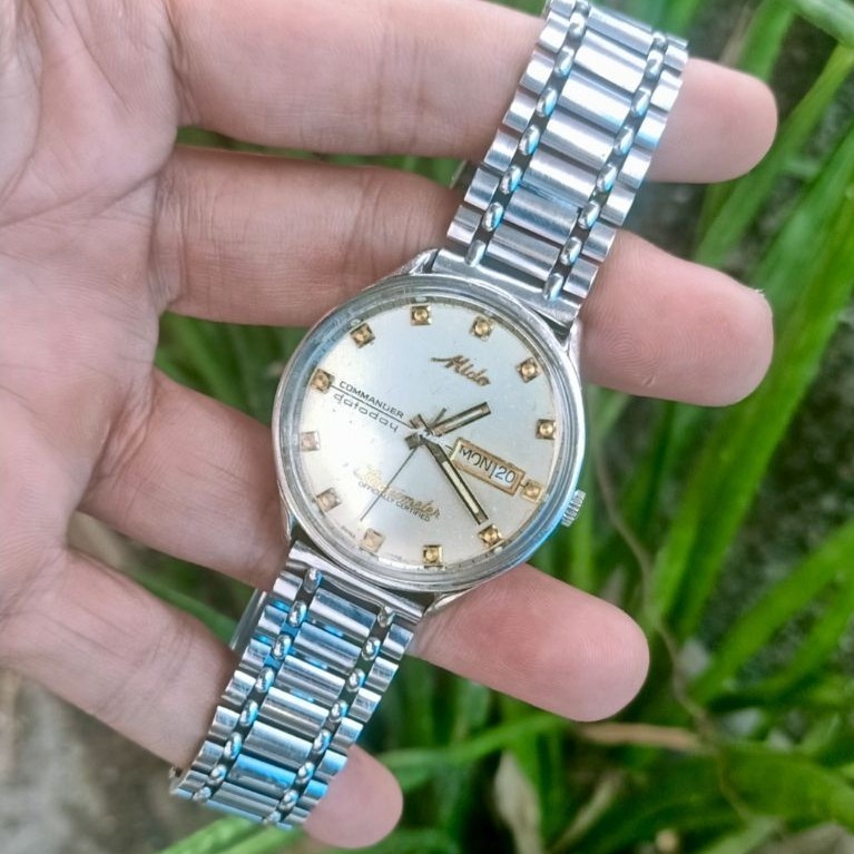 Jam Tangan Mido Commander Datoday Matic Original