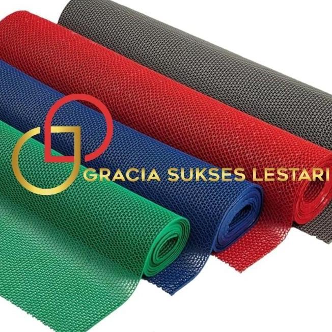 Keset Kaet Karet Pvc Anti Slip Roll Jaring