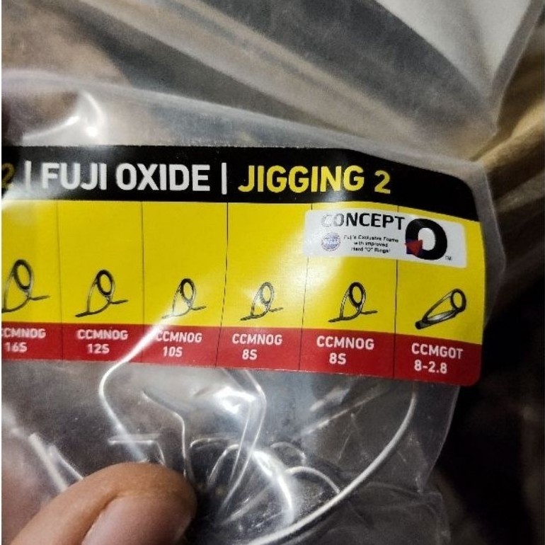 Ring joran OJ Fuji set untuk jigging Original Fuji