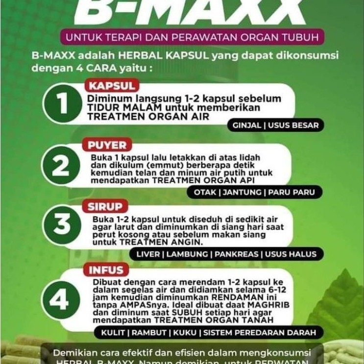 B Maxx Original Asli 100% Bpom