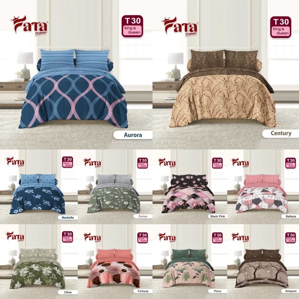 BEDCOVER FATA 180 x 200 CM || BEDCOVER SET 180 X 200 CM