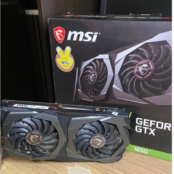 MSI GTX 1650 gaming x 4gb