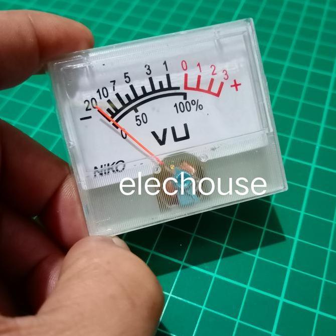 VU METER NIKO BESAR ANALOG PANEL SIGNAL AUDIO RADIO ELE99