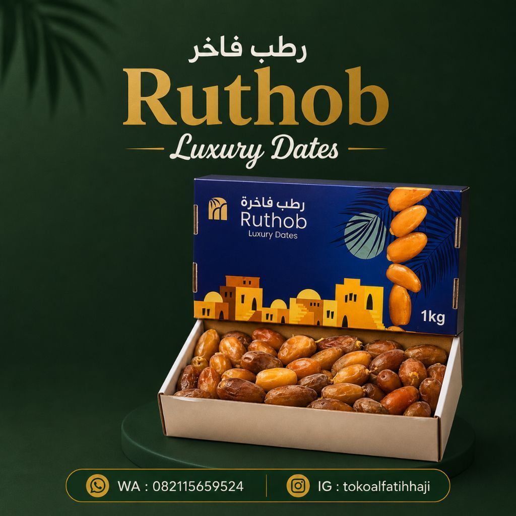 Kurma Ruthob Libyan Dates Promil 500 Gr