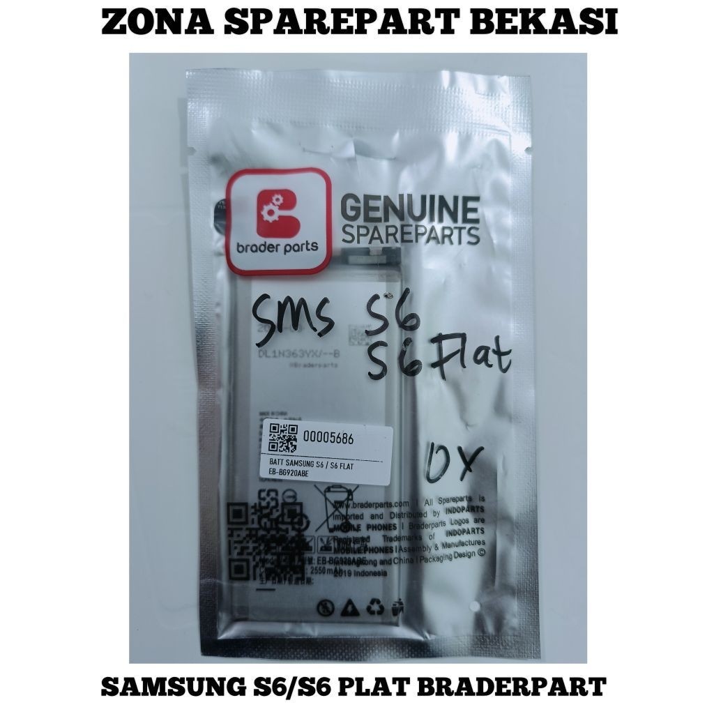 BATERAI SAMSUNG S6/S6 FLAT BRADERPART