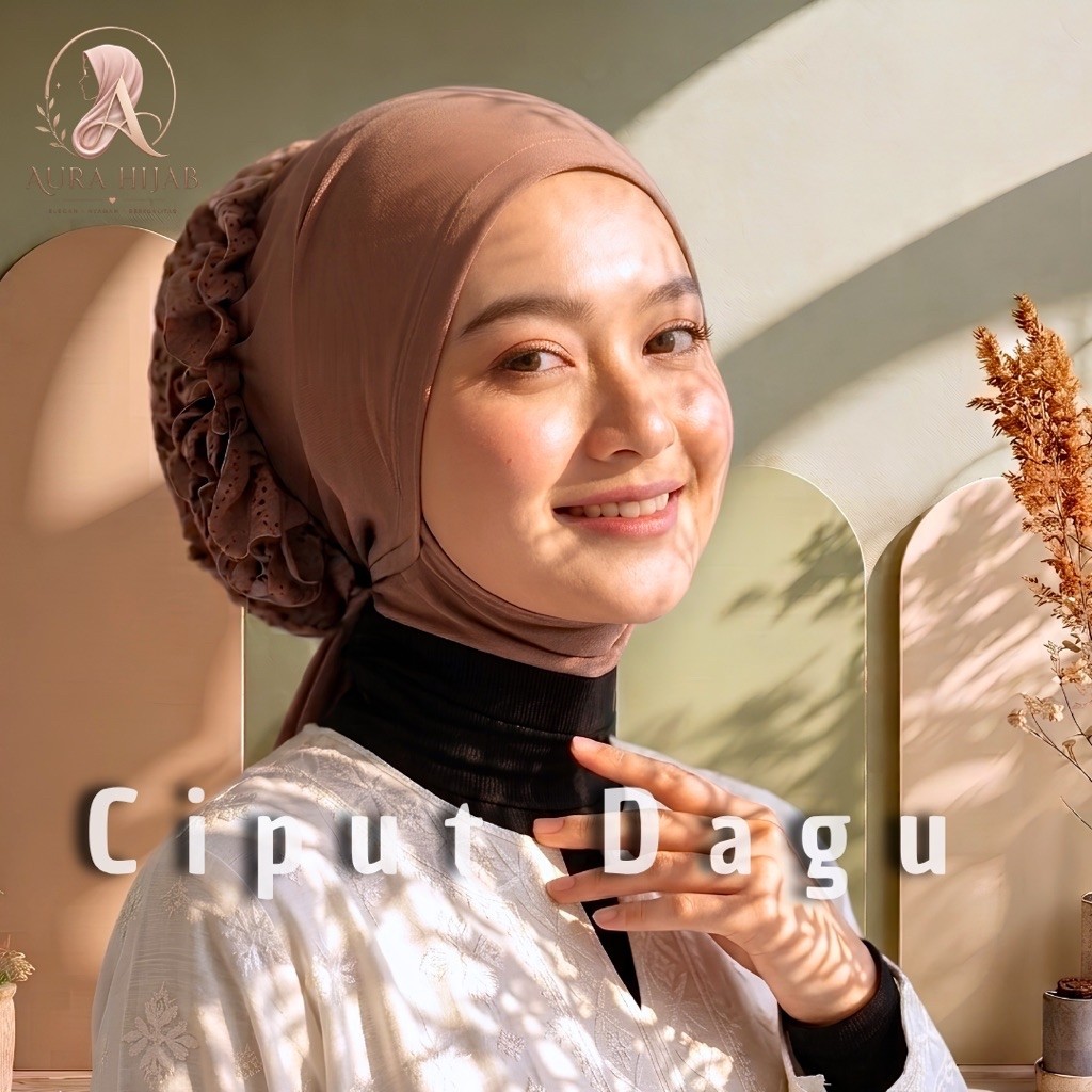 CIPUT TURKI DAGU / Inner Dagu Dalaman Jilbab Kerudung Inner Turki Dagu Instan