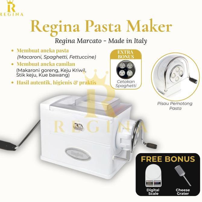 Regina Pasta Maker Regina Marcato Alat Cetak Mie Pasta Original Italy