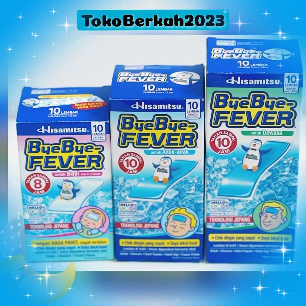BYE BYE FEVER READY SEMUA VARIAN l BYE BYE FEVER DEWASA, BYE BYE FEVER ANAK, BYE BYE FEVER BAYI JUAL