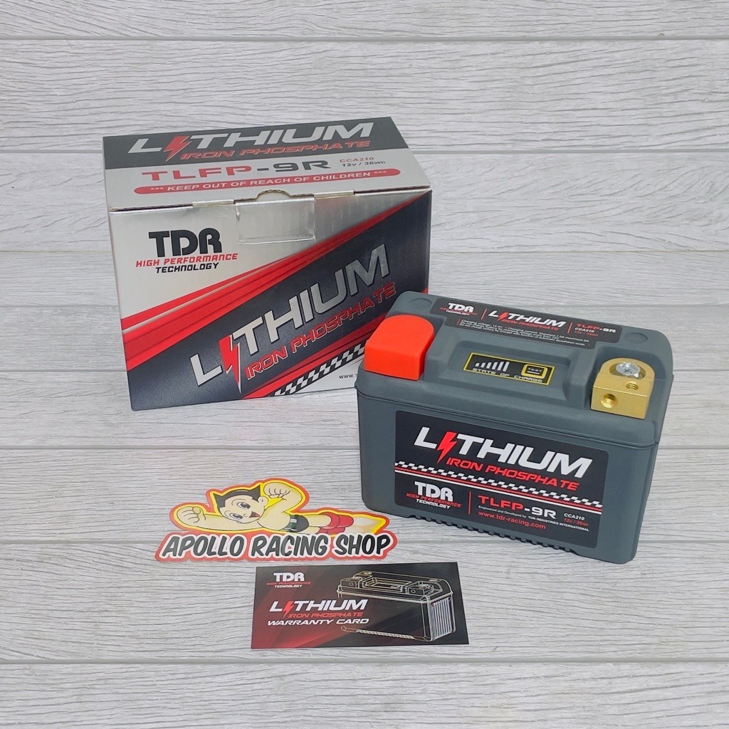AKI LITHIUM TDR TLFP 9R XMAX 250 NINJA 250 CBR 250 MT25 R25 FORZA 250