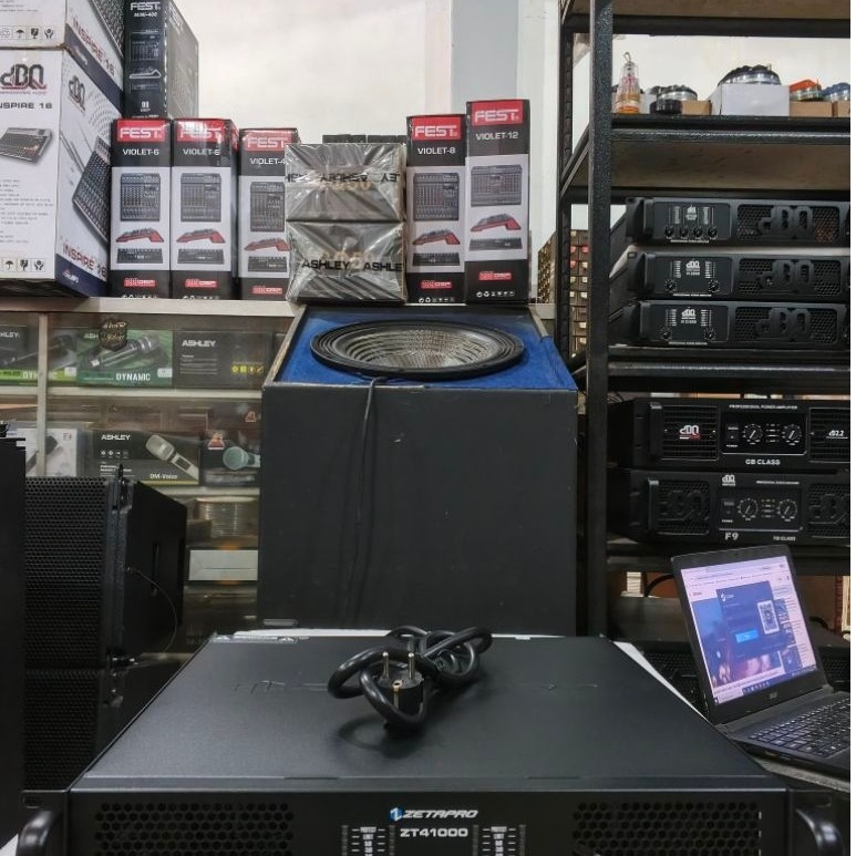 Power Amplifier Zetapro ZT41000 Original Class H 4Channel ZT - 41000