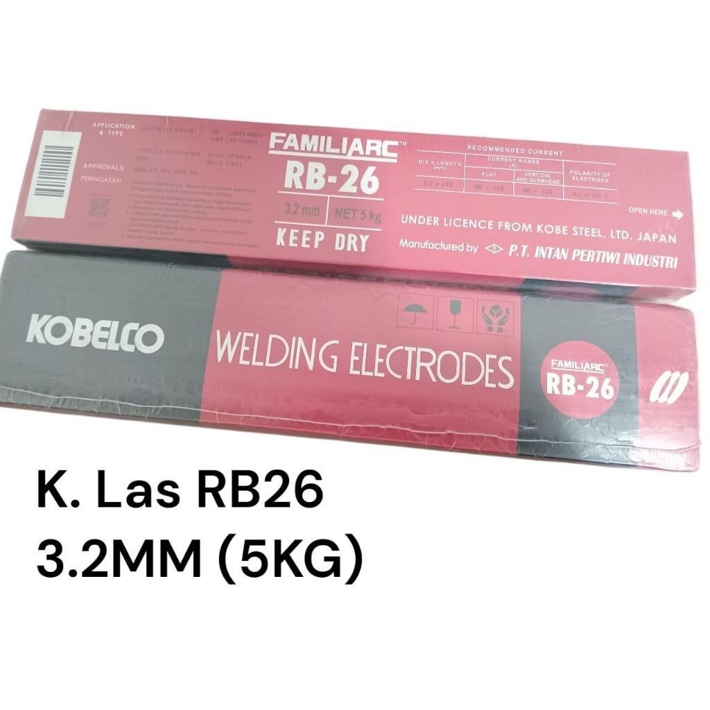 Kawat Las RB26 2,6MM & Kawat Las RB26 3,2MM