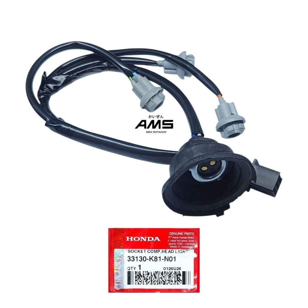 Socket Kabel Lampu Depan Honda Beat eSP K81