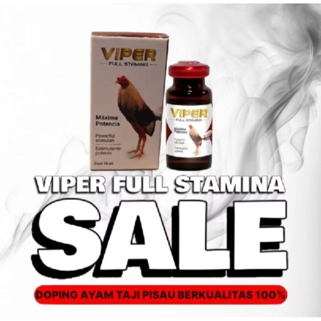 Doping Ayam Import Injeksi/Suntik VIPER FULL STAMINA