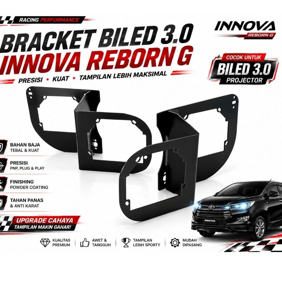 Bracket Dudukan Projie Biled Matrix Innova Reborn Type G / VENTURER 3 INCH / 2.5 INCH UPS AES Beebot