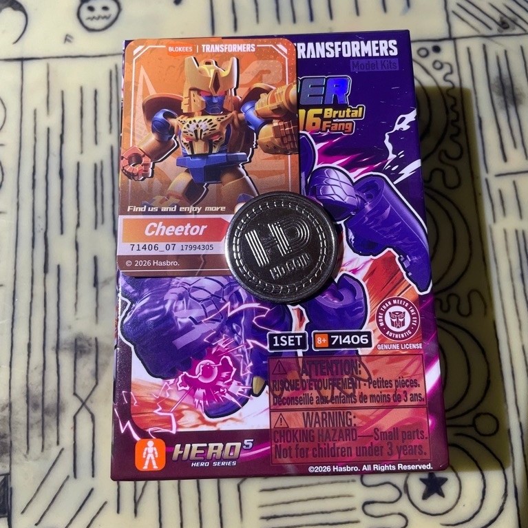 Mini Action Figure Transformers Blokees CHEETOR