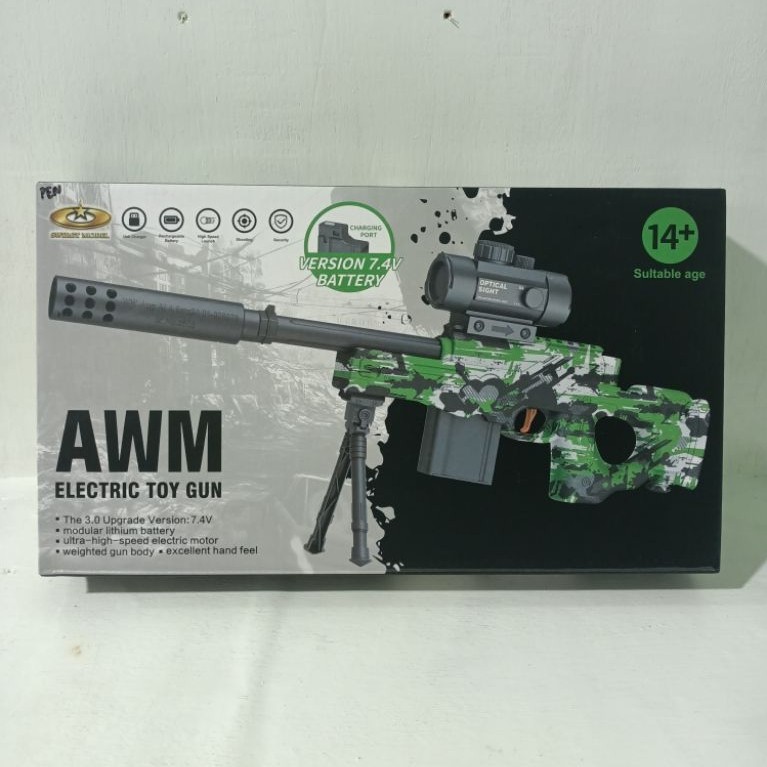 Mainan Gel Blaster AWM Electric Toys