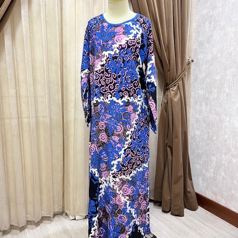 (Daster Luza) Longdress tangan panjang by Batik Luza Pekalongan