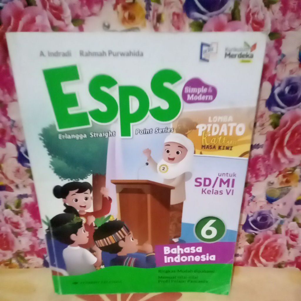 Esps 6 Bahasa Indonesia SD MI Kelas VI Kurikulum Merdeka Revisi