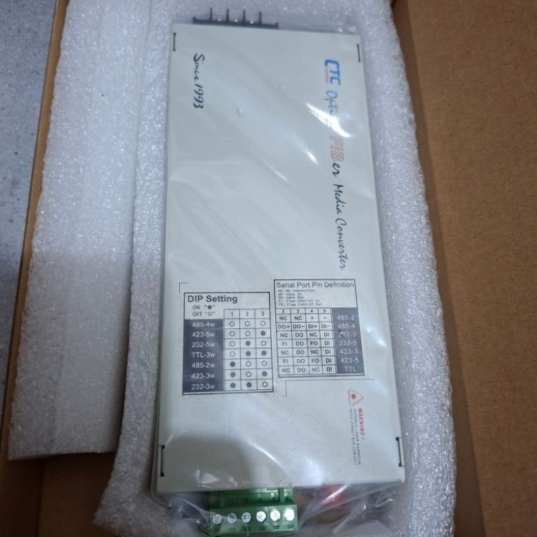 CTC Union FIB2-SERIALS/FC020A-DC Model Name DC IN 24~72VDC RoHS Certified D2744V0021200117G0034