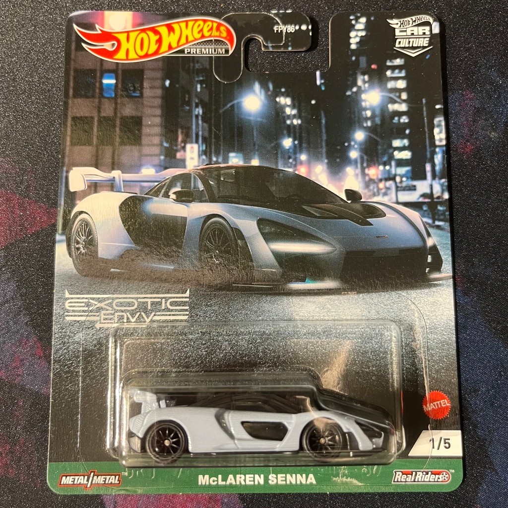 Hot Wheels Premium Exotic Envy Mclaren Senna
