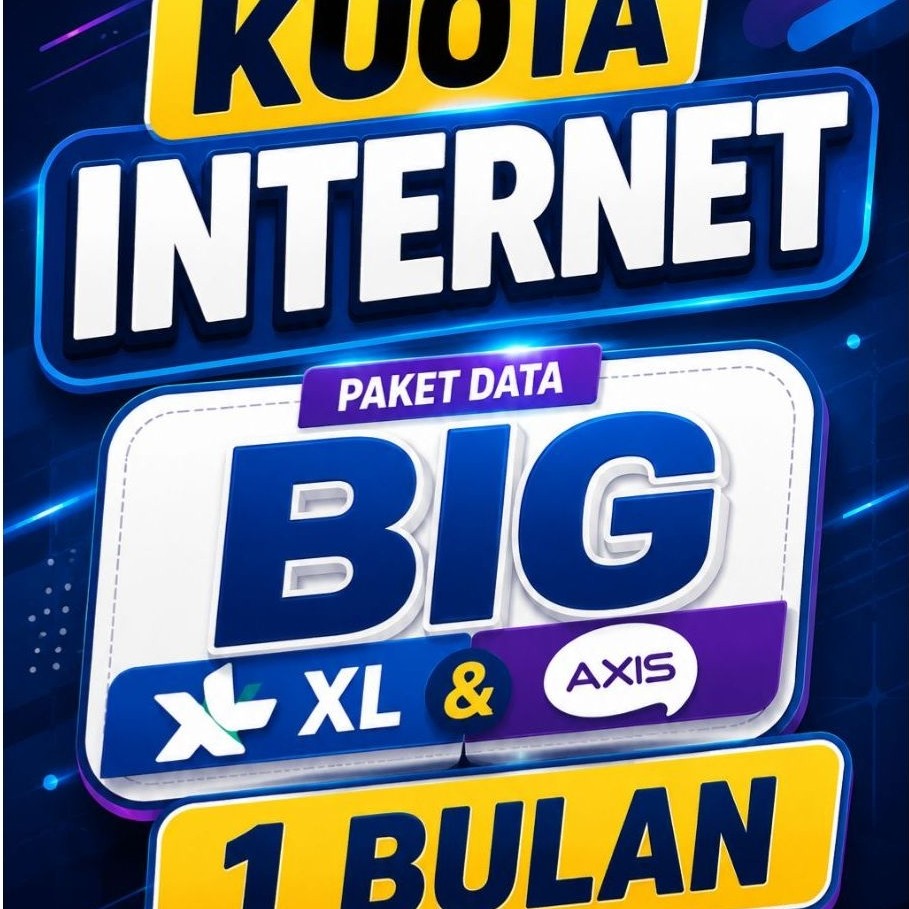Kuota Internet isi ulang Data big XL & Axis termurah