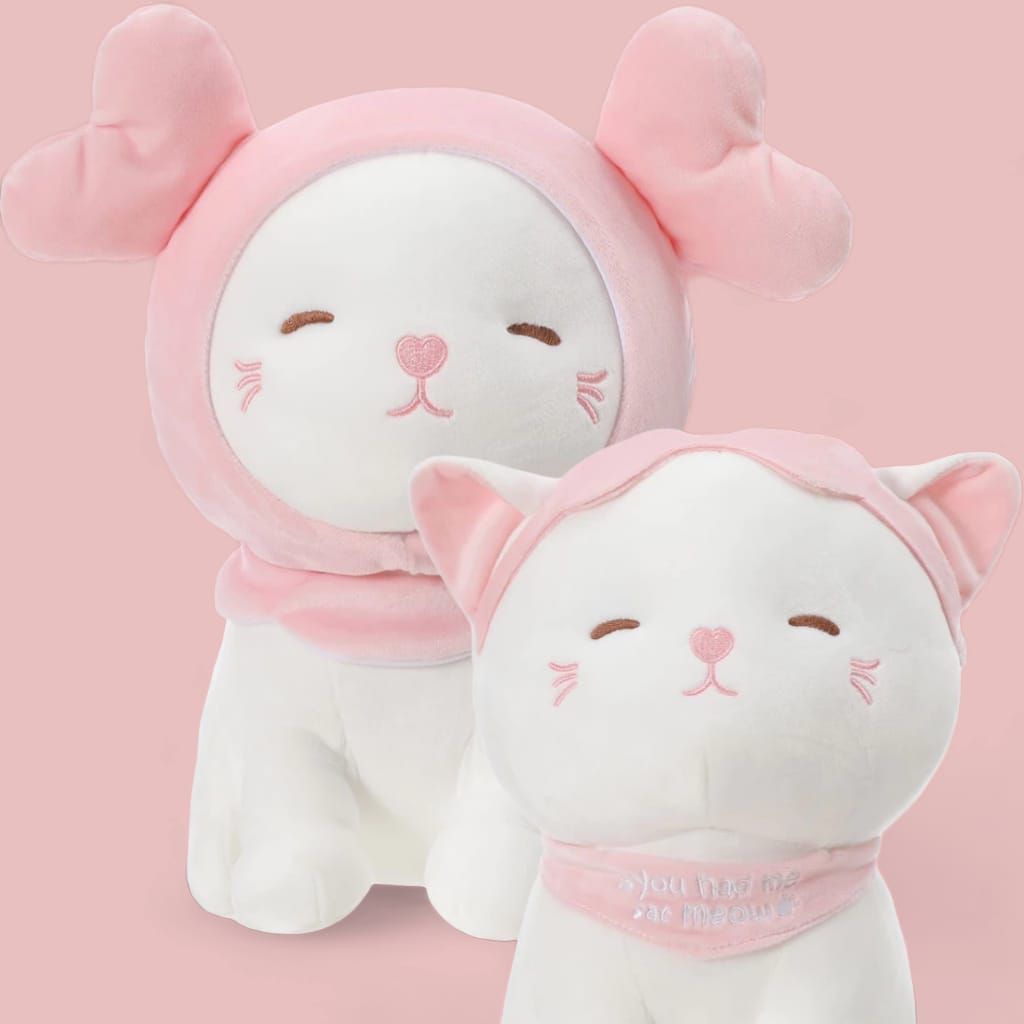 boneka kucing, pinguin miniso