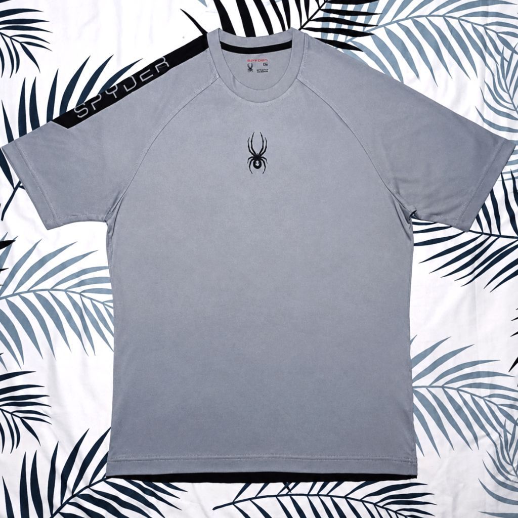 Jersey Spyder Center Logo Grey, Size XXL Body Fit