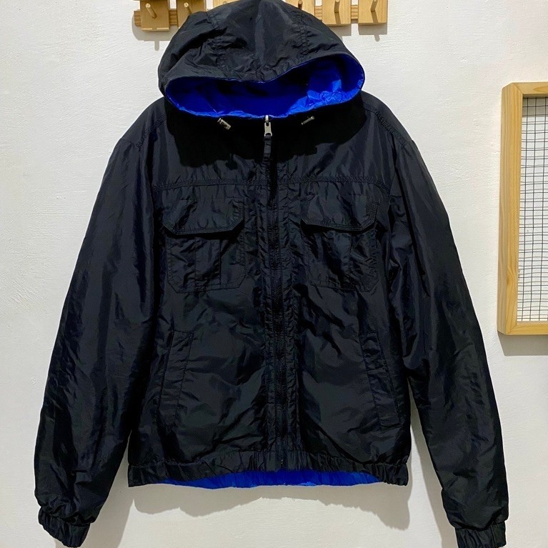 Jacket Motor Olahraga Outdor Parasut NII Reversible