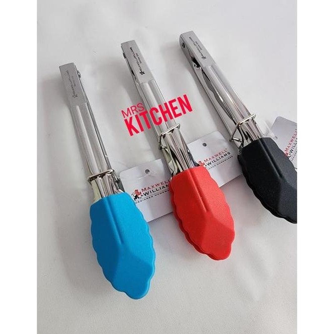MAXWELL & WILLIAMS GRABBERS MINI TONGS 18CM SILICONE CAPITAN PENCAPIT JEPITAN PENGAMBIL CAPIT MAKANA