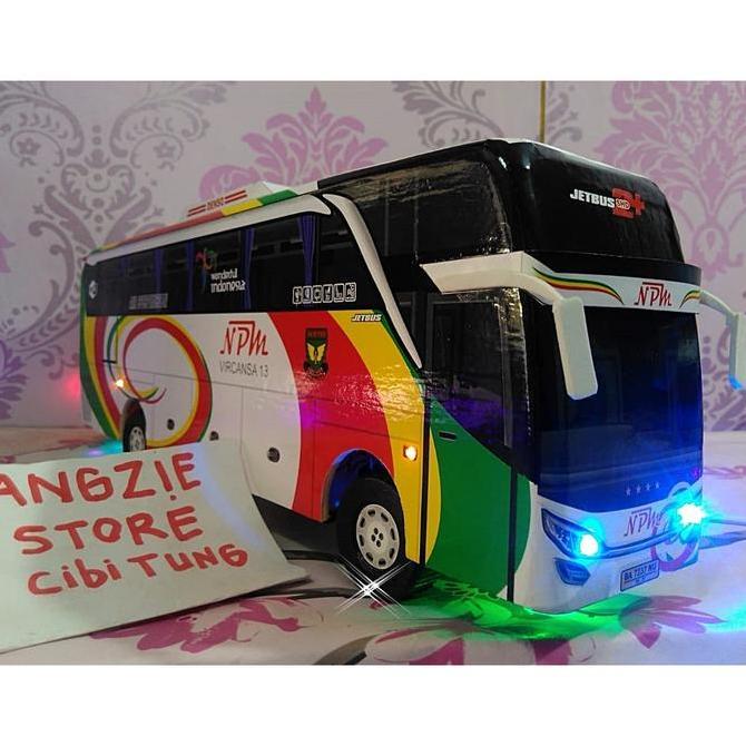 Miniatur Bus bis NPM Lampu
