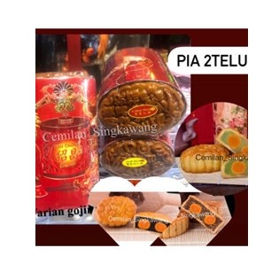 KUE BULAN PHIA TAUSA + 2TELURASIN / MOONCAKE TAUSA PIANG ISI TELURASIN SINGKAWANG