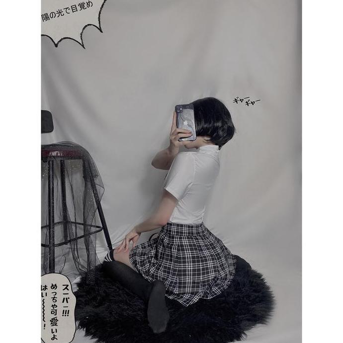 Paling Laris Mira- Set Cosplay Costume Student Jepang Uniform Lingerie Sexy Pelajar Dasi Terbaru 