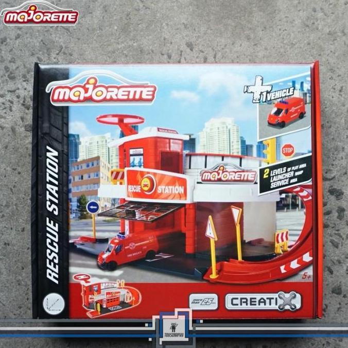 Majorette Creatix RESCUE STATION PLUS 1 VEHICLE