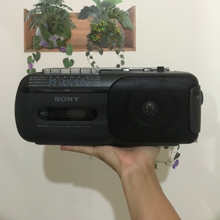 Pemutar kaset & radio SONY CFM-155 bekas orang