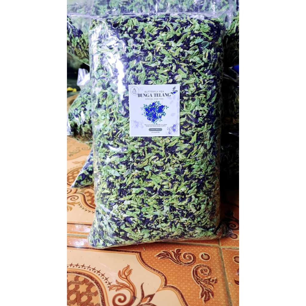 Bunga Telang Kering 1 Kg / Bunga Telang Kering 1 Gr