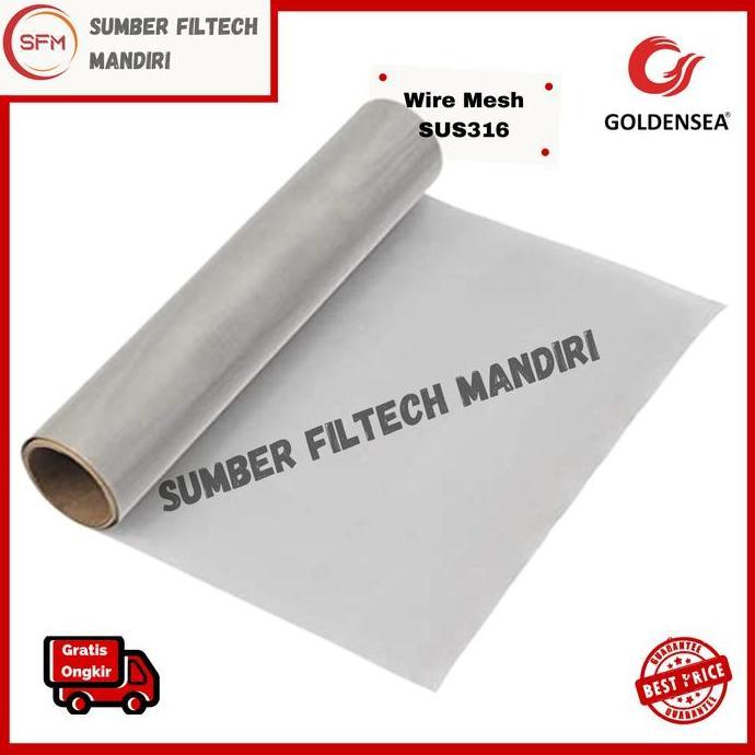 Wire Mesh Saringan SS 316 #325 Stainless Steel 316
