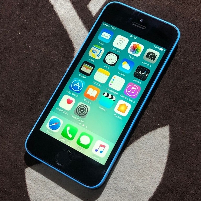 iPhone 5C 32Gb Biru second original