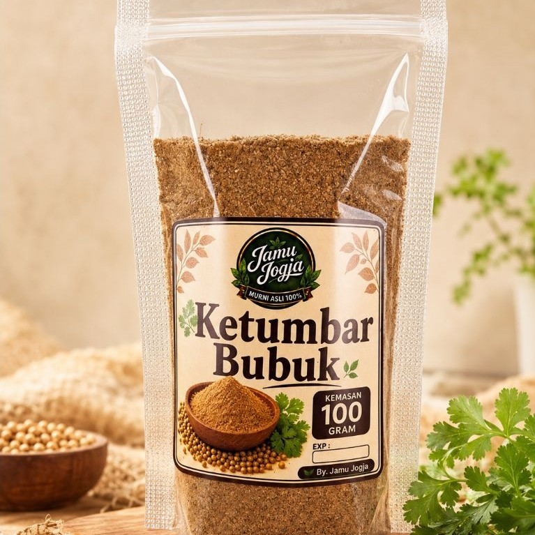 Jamu Jogja Ketumbar Bubuk Murri Asli 100% Kemasan 100 Gram