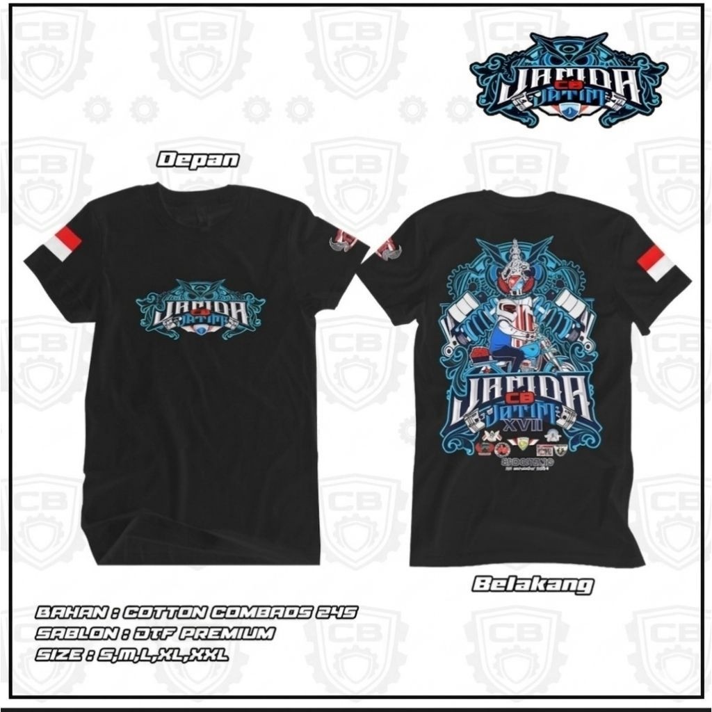 KAOS JAMDA CB JATIM XVII / KAOS CB JAMDA SIDOARJO