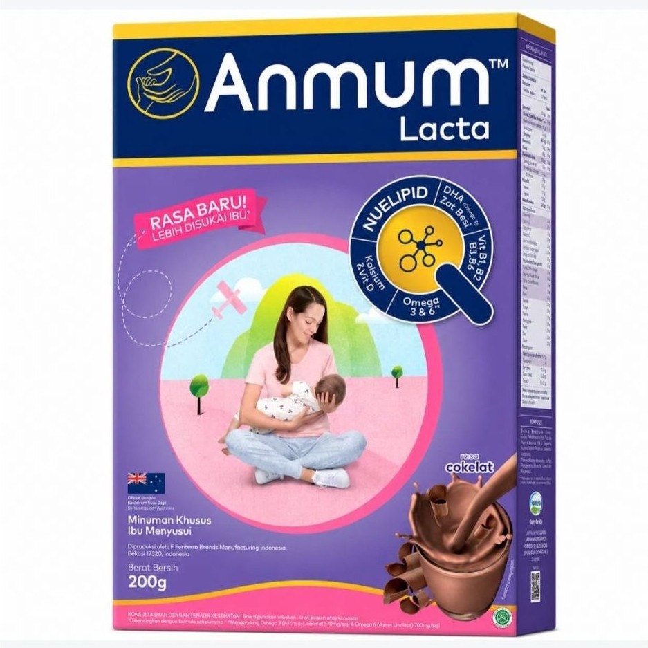 Anmum Lacta 200gr coklat