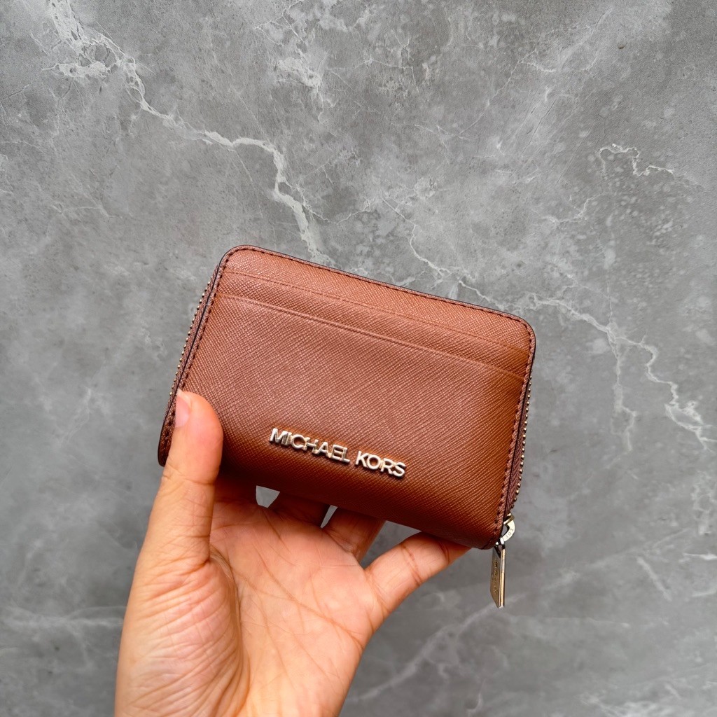 Preloved MK Jet Set Travel Original Authentic Card Holder Dompet Kartu