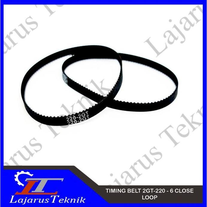TIMING BELT 2GT -220-6 CLOSE LOOP / GT2 - LENGTH 220 - WIDTH 6MM LTECHK