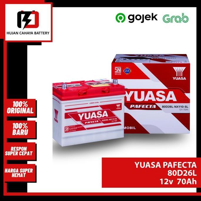 Aki Mobil YUASA PAFECTA 80D26L/80D26L / 80D26L - Aki MITS PAJERO SPORT