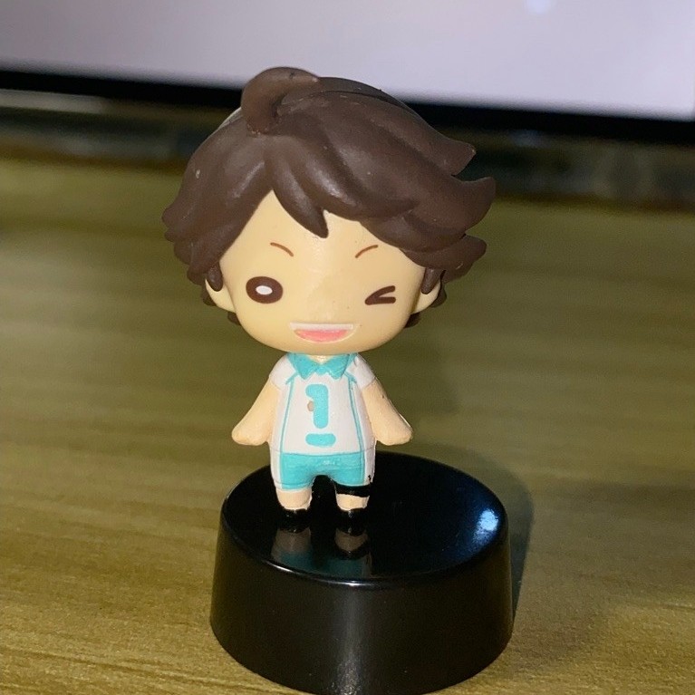 Figure oikawa toru nitotan gashapon official mini figure oikawa haikyuu