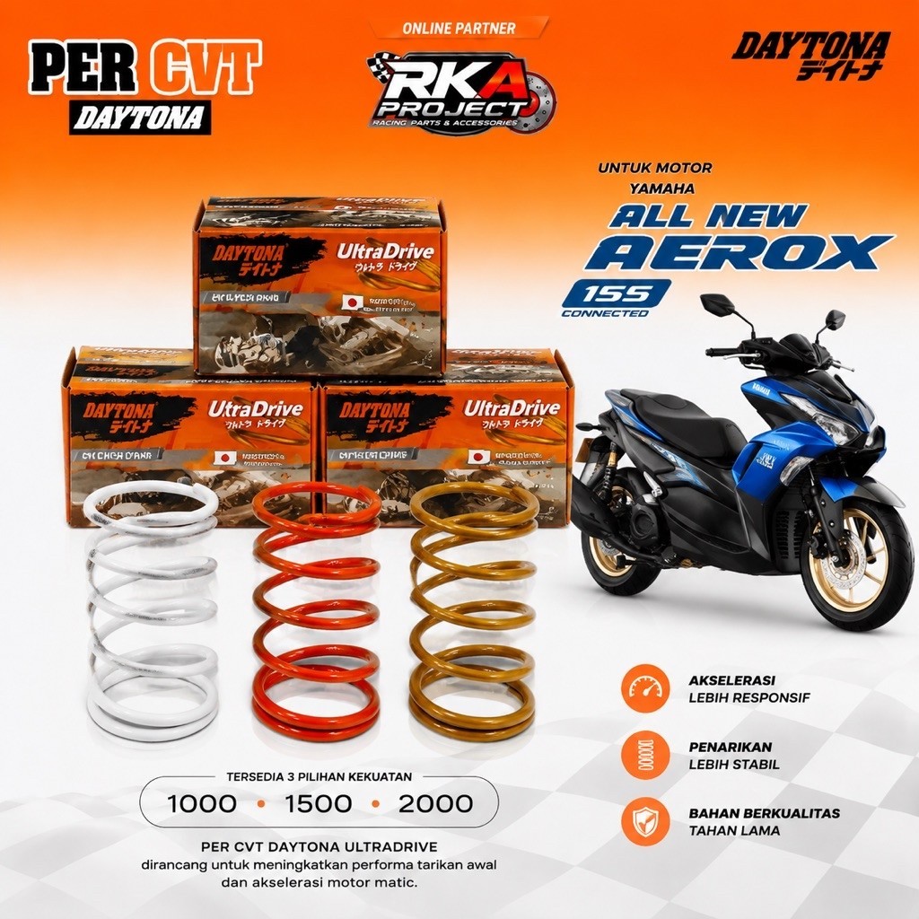 PER CVT DAYTONA ALL NEW NMAX AEROX 155 CVT SPRING DAYTONA