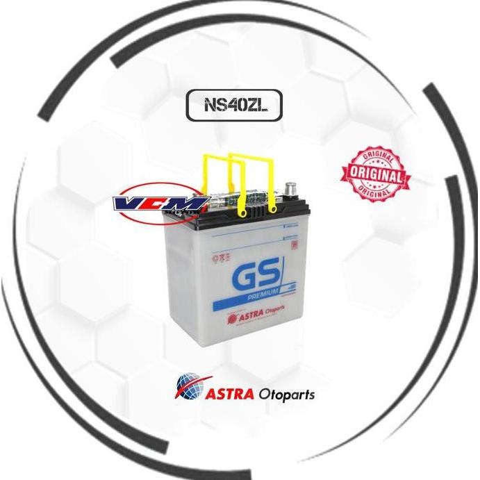 Accu NS40ZL 35Ah GS Astra Premium Mobil Agya / Freed / Erta / Jazz