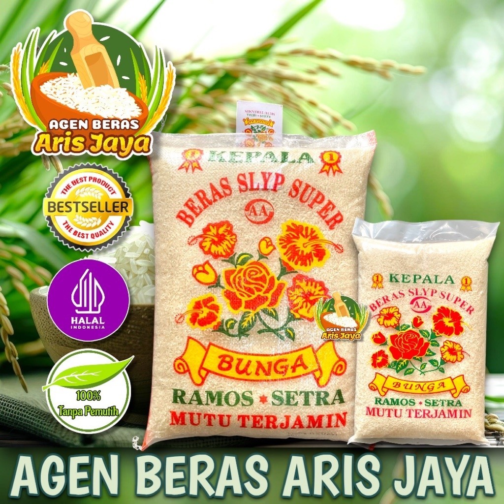 Beras Ramos Setra Cap Bunga